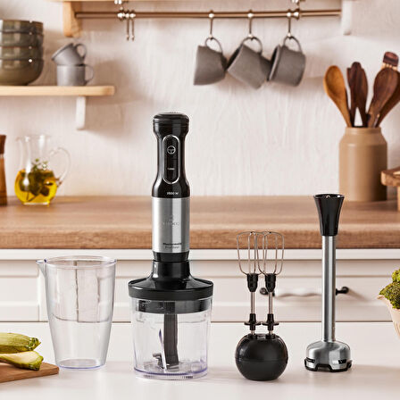 Karaca Mastermaid Prosteel 1500w Blender Seti siyah-ınox